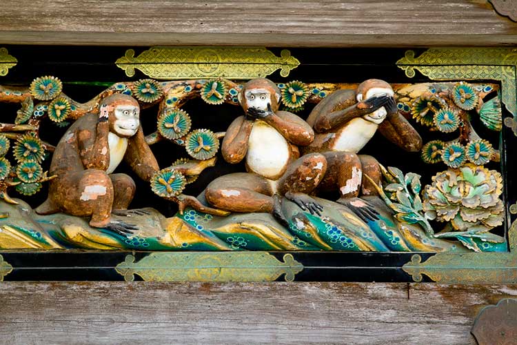 Toshogu Shrine Hear no Evil speak no evil see no evil