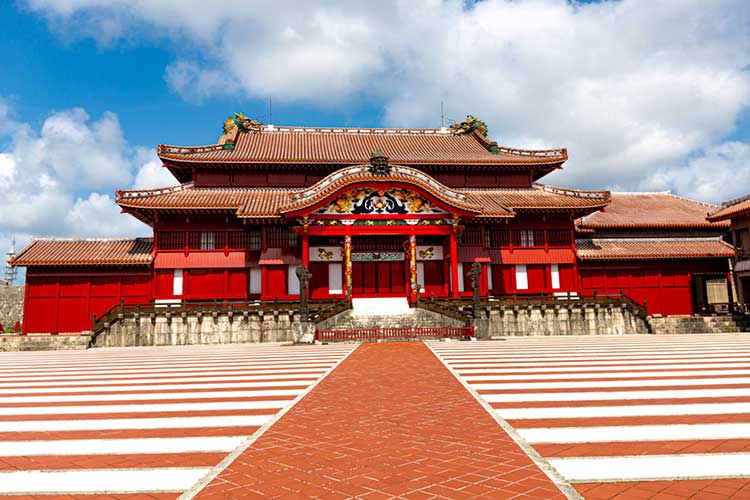 Shuri Castle in Okinawa Japan