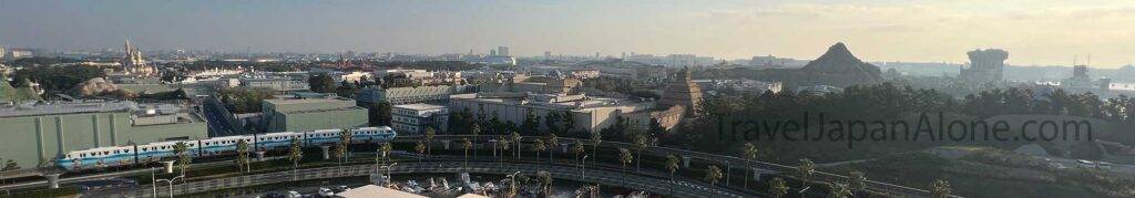 View of Tokyo Disney Land and Disney Sea